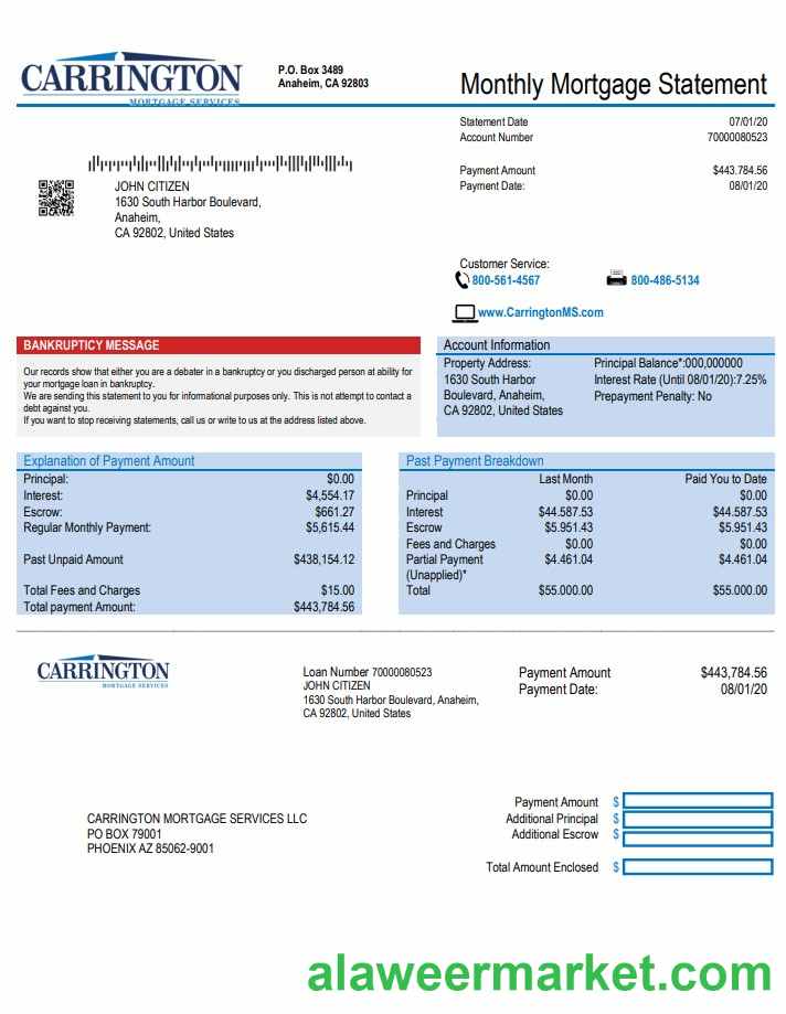 USA Carrington Mortgage Services